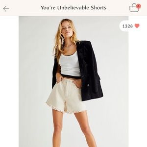 Free People You’re Unbelievable Shorts